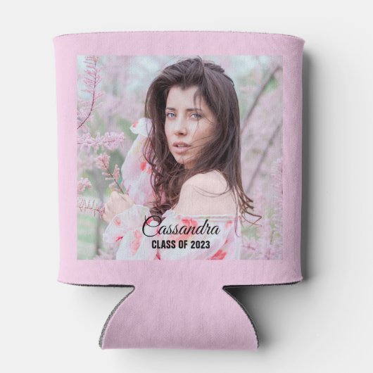 Elegant Afstuderen aangepaste foto Blikjeskoeler (Achterkant)