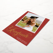 Elegant Afstuderen | Aankondiging Afstuderen Folie (Gedraaid)