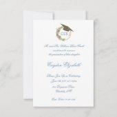 Elegant Afstuderen Aankondiging en Party Invites (Voorkant)