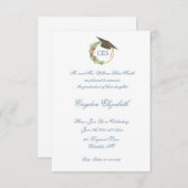 Elegant Afstuderen Aankondiging en Party Invites (Voorkant / Achterkant)