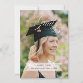 Elegant Afstuderen Aankondiging Meerdere Foto's (Voorkant)