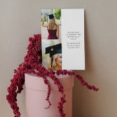 Elegant Afstuderen Aankondiging Meerdere Foto's