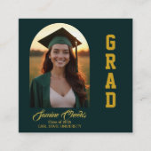 Elegant Afstuderen Aankondiging Uitnodiging Kaart (Voorkant)