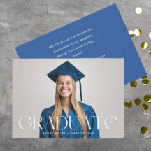 Elegant Afstuderen Aankondiging van het Afstuderen