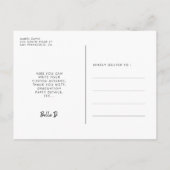 Elegant Afstuderen afbeelding Briefkaart (Achterkant)