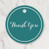 Elegant Afstuderen Celebration Groen en Wit Bedankjes Labels (Voorkant)