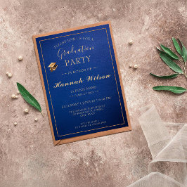 Elegant Afstuderen Celebration Invitation Kaart