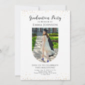 Elegant Afstuderen Celebration Sparkle Design Kaart (Achterkant)