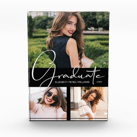 Elegant Afstuderen Collage Keepomwille Fotoblokken (Voorkant)