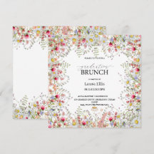 Elegant afstuderen floral brunch
