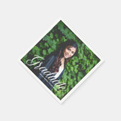 Elegant Afstuderen Foto 2025 Afstudeerfeest Servet (Hoek)