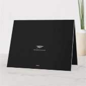 Elegant Afstuderen Gefeliciteerd Faux Silver Kaart (Achterkant)