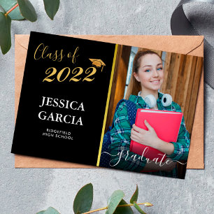 Elegant Afstuderen Golden Pet met glitter foto