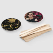 elegant Afstuderen Hand Fan Handwaaier (Niet-gemonteerd)