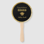 elegant Afstuderen Hand Fan Handwaaier (Achterkant)