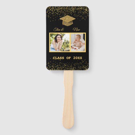 elegant Afstuderen Hand Fan Handwaaier (Voorkant)