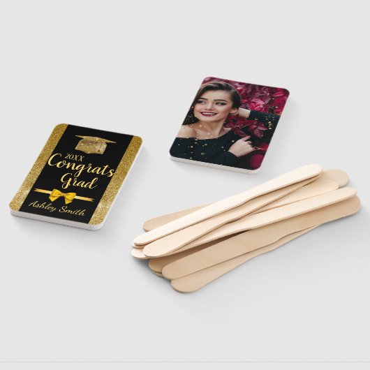 elegant Afstuderen Hand Fan Handwaaier (Niet-gemonteerd)