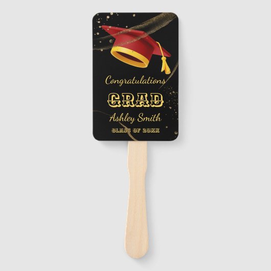 elegant Afstuderen Hand Fan Handwaaier (Voorkant)