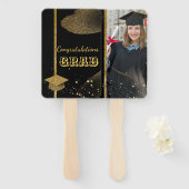 elegant Afstuderen Hand Fan Handwaaier (Voorkant en achterkant)