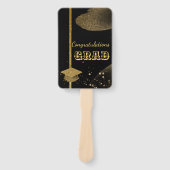 elegant Afstuderen Hand Fan Handwaaier (Voorkant)