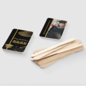 elegant Afstuderen Hand Fan Handwaaier (Niet-gemonteerd)