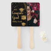 elegant Afstuderen Hand Fan Handwaaier (Voorkant en achterkant)