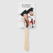 elegant Afstuderen Hand Fan Handwaaier (Achterkant)