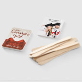 elegant Afstuderen Hand Fan Handwaaier (Niet-gemonteerd)