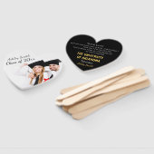 elegant Afstuderen Hand Fan Handwaaier (Niet-gemonteerd)