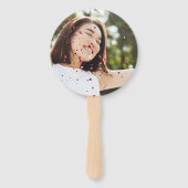 elegant Afstuderen Hand Fan Handwaaier (Achterkant)