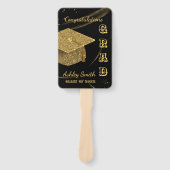 elegant Afstuderen Hand Fan Handwaaier (Voorkant)