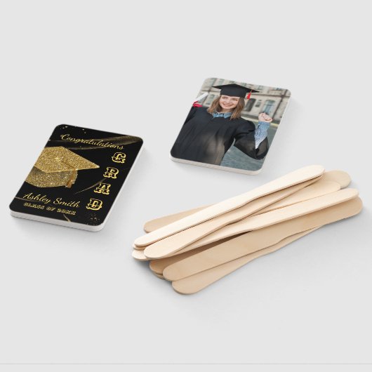 elegant Afstuderen Hand Fan Handwaaier (Niet-gemonteerd)