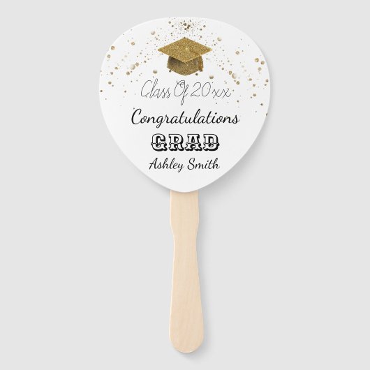 elegant Afstuderen Hand Fan Handwaaier (Voorkant)