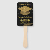 elegant Afstuderen Hand Fan Handwaaier (Voorkant)