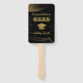 elegant Afstuderen Hand Fan Handwaaier (Achterkant)