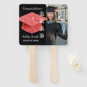 elegant Afstuderen Hand Fan Handwaaier (Voorkant en achterkant)