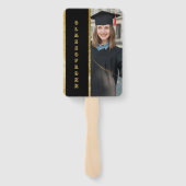 elegant Afstuderen Hand Fan Handwaaier (Achterkant)