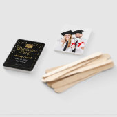 elegant Afstuderen Hand Fan Handwaaier (Niet-gemonteerd)