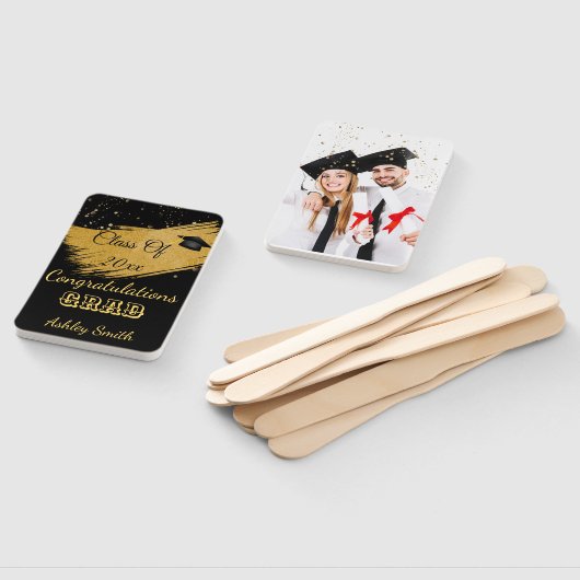 elegant Afstuderen Hand Fan Handwaaier (Niet-gemonteerd)