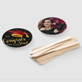 elegant Afstuderen Hand Fan Handwaaier (Niet-gemonteerd)