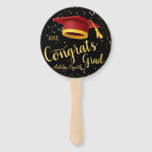 elegant Afstuderen Hand Fan Handwaaier (Voorkant)