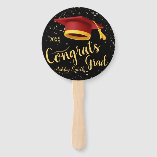 elegant Afstuderen Hand Fan Handwaaier (Voorkant)