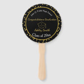 elegant Afstuderen Handwaaier (Voorkant)