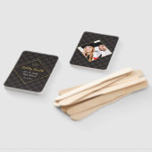 elegant Afstuderen Handwaaier (Niet-gemonteerd)