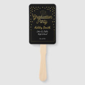 elegant Afstuderen Handwaaier (Voorkant)