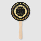 elegant Afstuderen Handwaaier (Voorkant)