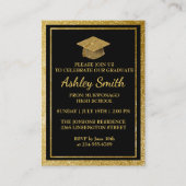 elegant Afstuderen Informatiekaartje (Voorkant)