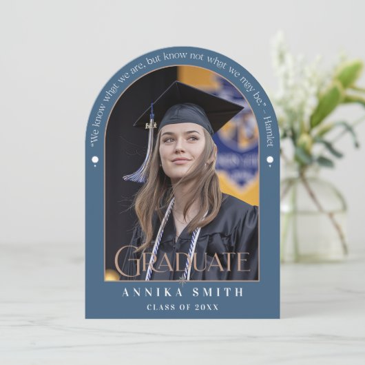 Elegant Afstuderen Inspirerend avontuur Kaart (Staand voorkant)