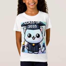 Elegant Afstuderen Kat T-shirt