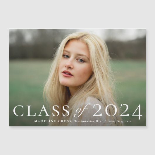 Elegant afstuderen klasse foto Afstuderen (Voorkant)